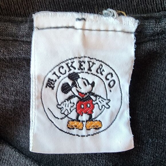 Vintage Disney Mickey & Co Adult One Size Shirt Single Stitch Mickey Mouse Retro - Picture 7 of 12